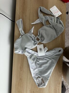 Dippin' Daisy's Silver Shimmer Bikini Two-Piece